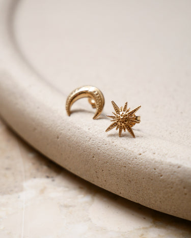 Single Stud Goldplated Star - Things I Like Things I Love