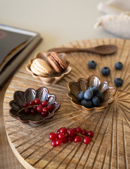 Small Bowl Flower Ceramic - SET OF 3 - Things I Like Things I Love