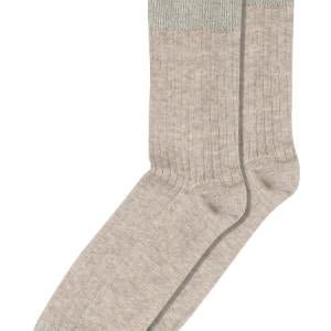 Socks Erina Wool Light Brown Melange - Things I Like Things I Love