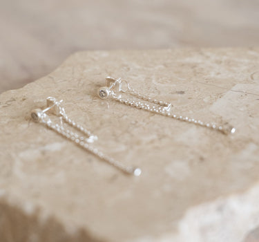 Stud Lyra Chain Silver - Things I Like Things I Love