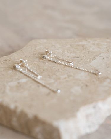 Stud Lyra Chain Silver - Things I Like Things I Love