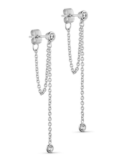 Stud Lyra Chain Silver - Things I Like Things I Love