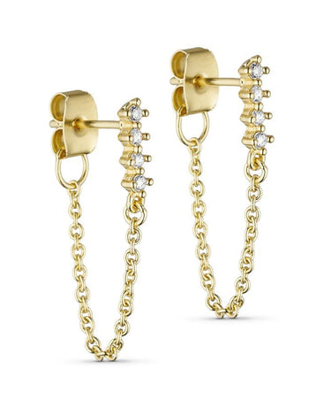 Stud Vepa Chain Gold - Things I Like Things I Love