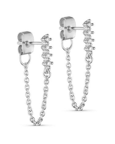 Stud Vepa Chain Silver - Things I Like Things I Love