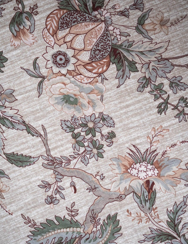 Table Cloth Floral Brown - Things I Like Things I Love