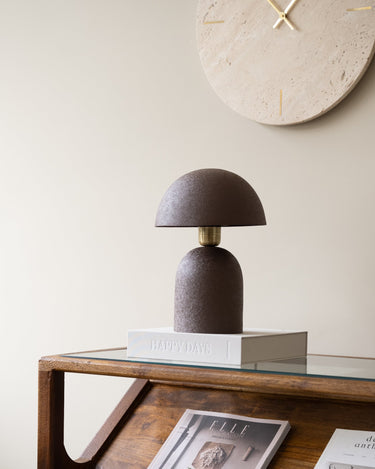 Table Lamp Boaz Mushy Brown - Things I Like Things I Love