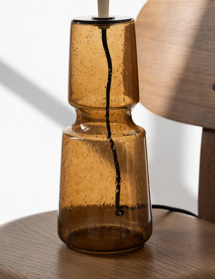 Table Lamp Labin Glass Brown + Livigno Natural - Things I Like Things I Love