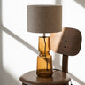 Table Lamp Labin Glass Brown + Livigno Natural - Things I Like Things I Love