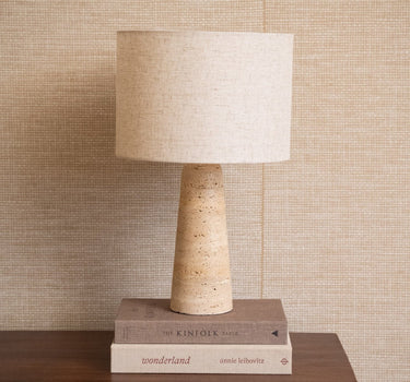 Table Lamp Mue Travertin - Things I Like Things I Love