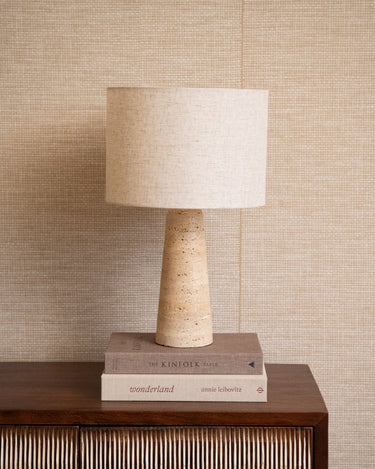 Table Lamp Mue Travertin - Things I Like Things I Love