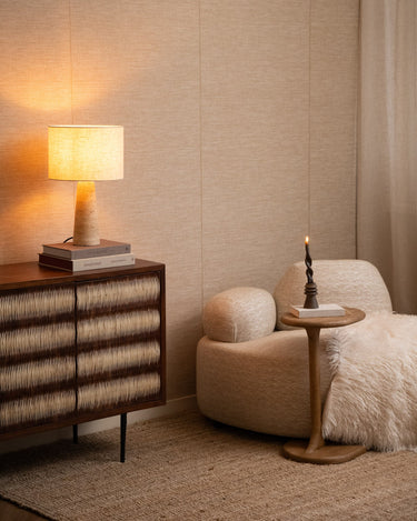 Table Lamp Mue Travertin - Things I Like Things I Love