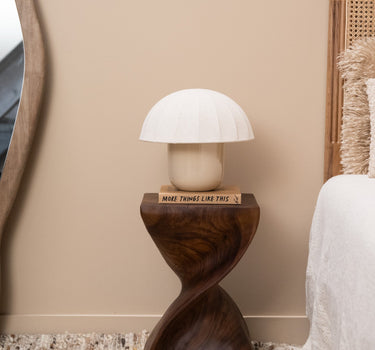 Table Lamp Mushroom Beige - Things I Like Things I Love