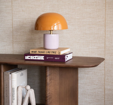 Table Lamp Mushy Iron Brown/Lila - Things I Like Things I Love