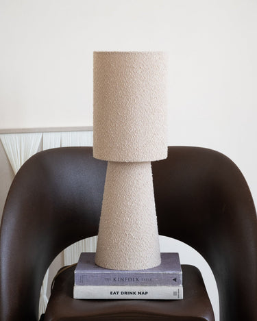 Table Lamp Nicky Bouclé Sand - Things I Like Things I Love