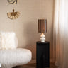 Table Lamp Olona Cream + Shade Medan Brown - Things I Like Things I Love