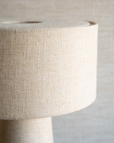 Table Lamp Roy Taupe Linen - Things I Like Things I Love