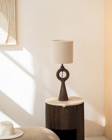 Table Lamp Sabuli + Shade Dark Linen - Things I Like Things I Love