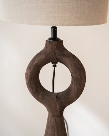 Table Lamp Sabuli + Shade Dark Linen - Things I Like Things I Love