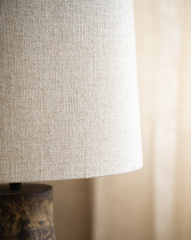 Table Lamp Tarugi + Shade Ellips Beige - Things I Like Things I Love