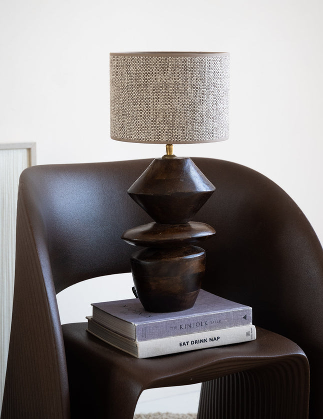 Table Lamp Ven + Shade Saverna Brown - Things I Like Things I Love