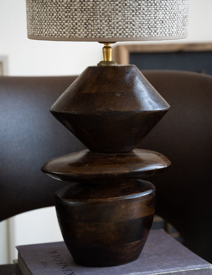 Table Lamp Ven + Shade Saverna Brown - Things I Like Things I Love