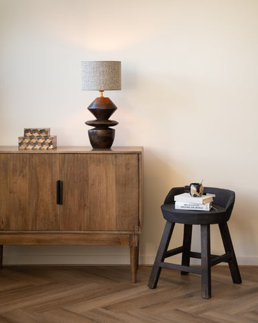 Table Lamp Ven + Shade Saverna Brown - Things I Like Things I Love