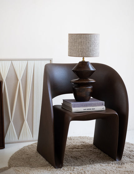 Table Lamp Ven + Shade Saverna Brown - Things I Like Things I Love