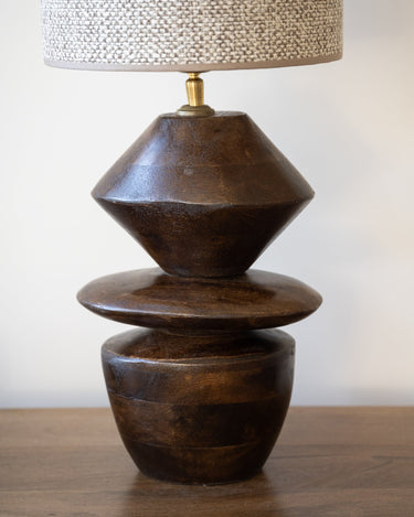 Table Lamp Ven + Shade Saverna Brown - Things I Like Things I Love