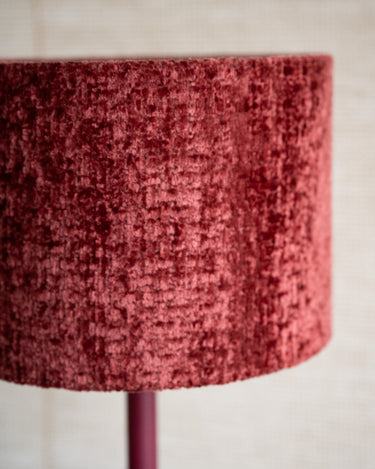 Table Lamp Washington Burgundy + Shade Ruby Red - Things I Like Things I Love