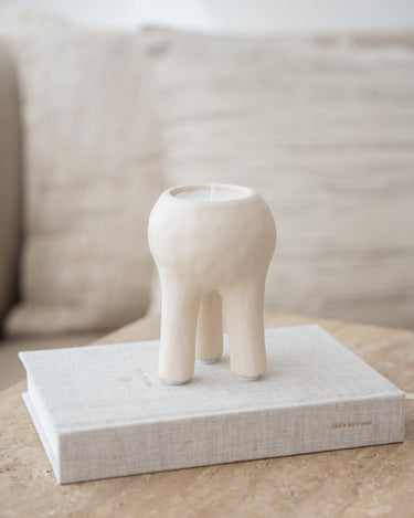 Tealight Holder Kanti Cream - Things I Like Things I Love