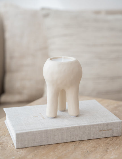 Tealight Holder Kanti Cream - Things I Like Things I Love