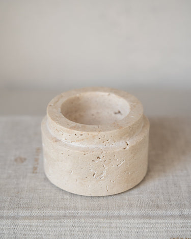 Tealight Holder Travertin Naturel - Things I Like Things I Love