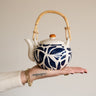 Teapot Abel White/Blue - Things I Like Things I Love