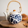 Teapot Abel White/Blue - Things I Like Things I Love