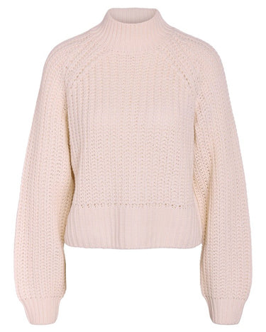 Tessa High Neck Knit Eggnog - Things I Like Things I Love