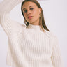 Tessa High Neck Knit Eggnog - Things I Like Things I Love