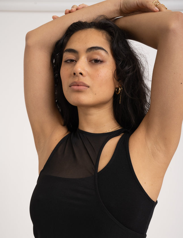 TILTIL Aili Top Mesh Black - Things I Like Things I Love