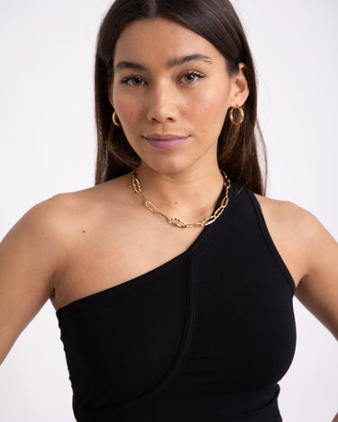 TILTIL Alina One Shoulder Top Black - Things I Like Things I Love