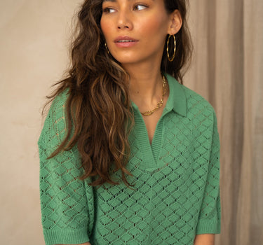 TILTIL Amalia Knit Top Mint - Things I Like Things I Love