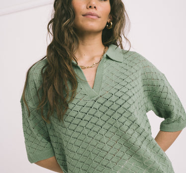 TILTIL Amalia Knit Top Mint - Things I Like Things I Love