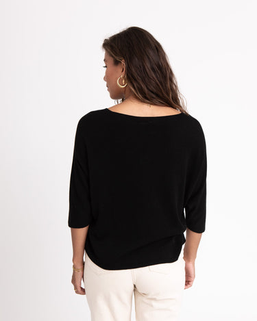 TILTIL Amber Knitted Top Black One Size - Things I Like Things I Love