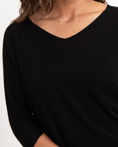 TILTIL Amber Knitted Top Black One Size - Things I Like Things I Love