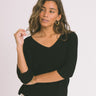 TILTIL Amber Knitted Top Black One Size - Things I Like Things I Love