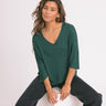 TIlTIL Amber Knitted Top Petrol One Size - Things I Like Things I Love