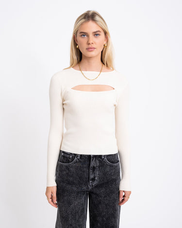 TILTIL Ami Longsleeve Top Ecru - Things I Like Things I Love