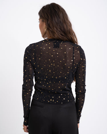 TILTIL Annick Galaxy Top Black Gold - Things I Like Things I Love