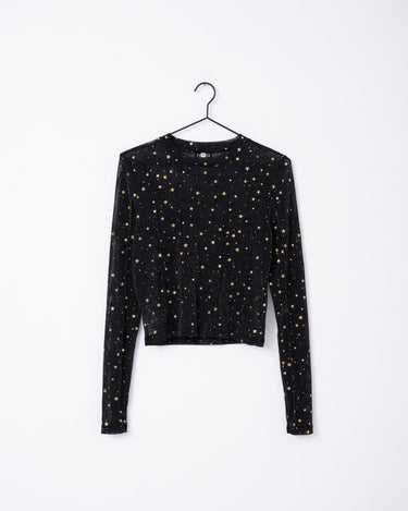 TILTIL Annick Galaxy Top Black Gold - Things I Like Things I Love