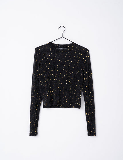 TILTIL Annick Galaxy Top Black Gold - Things I Like Things I Love