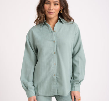 TILTIL Annie Blouse Turquoise Blue One Size - Things I Like Things I Love