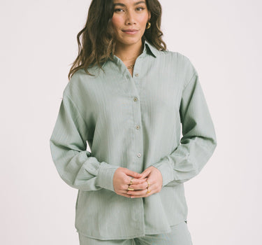 TILTIL Annie Blouse Turquoise Blue One Size - Things I Like Things I Love